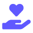  the silhouette of a hand holding a group of people