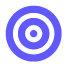  a target with an arrow stuck in the center