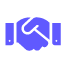 the silhouette of two hands shaking