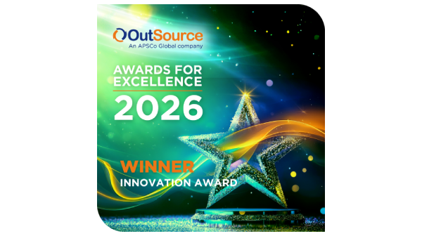 OutSource Awards for Excellence 2026 Innovation Award winner graphic.