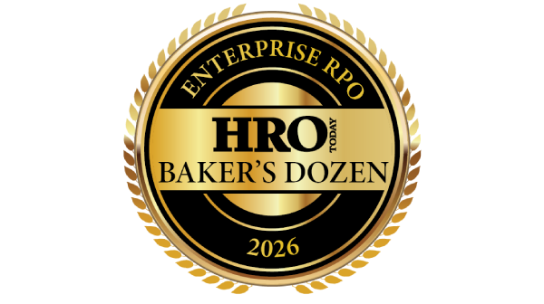golden logo of Enterprise RPO 2026 - HRO Baker's dozen