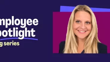 Nikki Collins next to the title: Employee spotlight