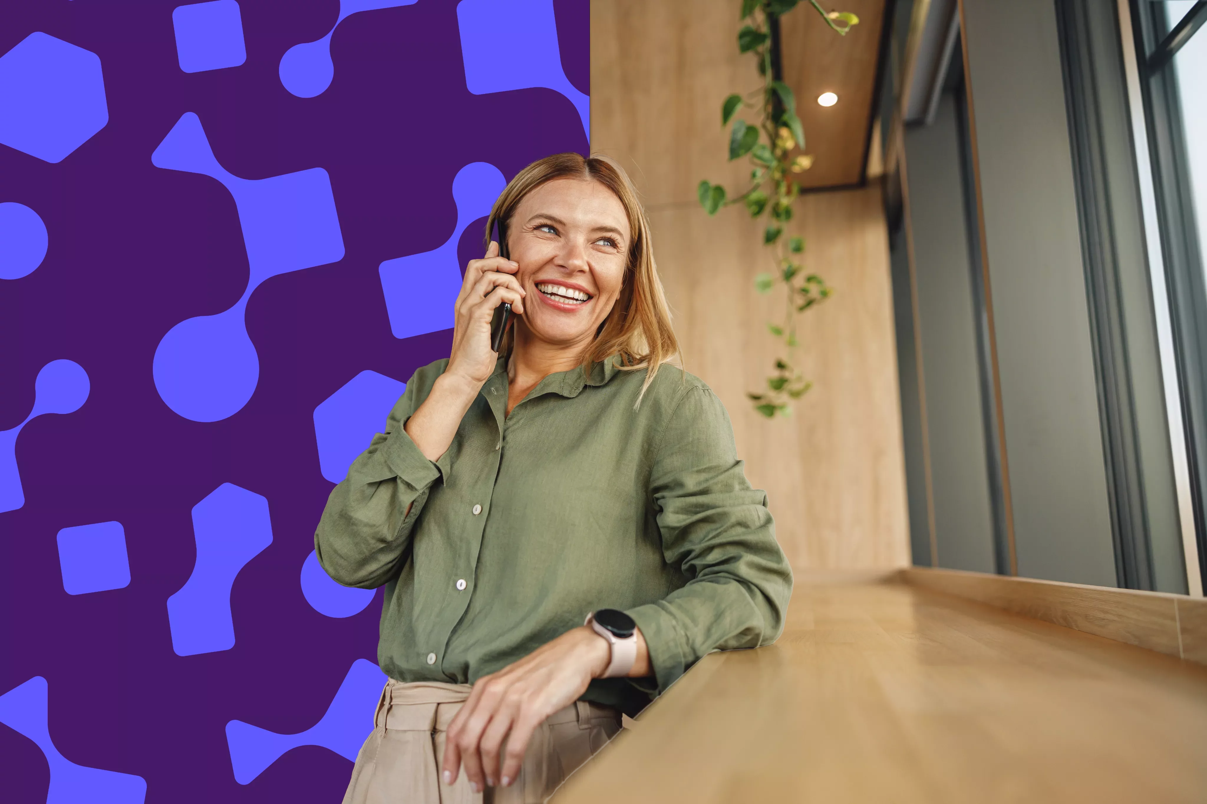 person on a phone call